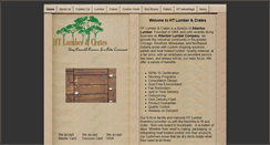 Desktop Screenshot of htlumberandcrates.com